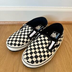 Vans Slip-Er 2 Black and White Checkered Slippers